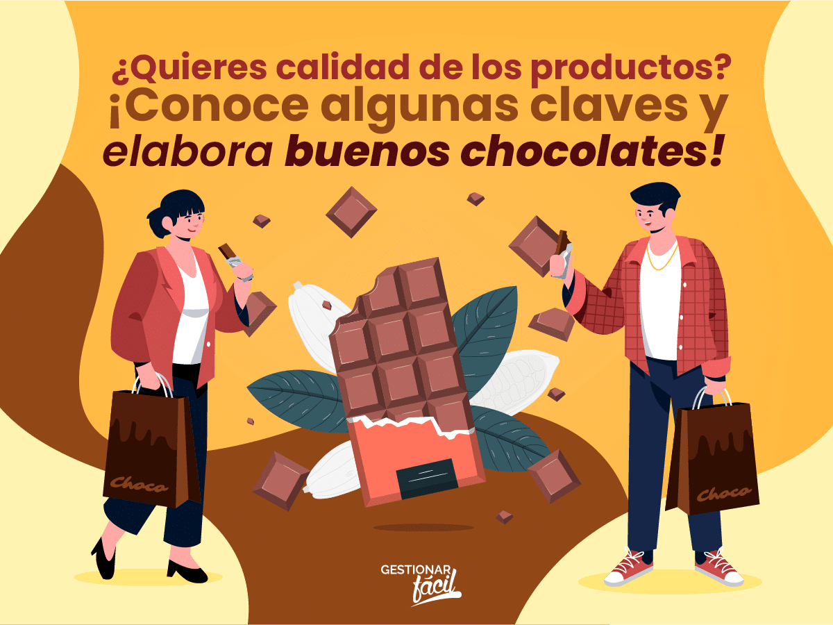 Calidad de los productos en una fábrica de chocolates