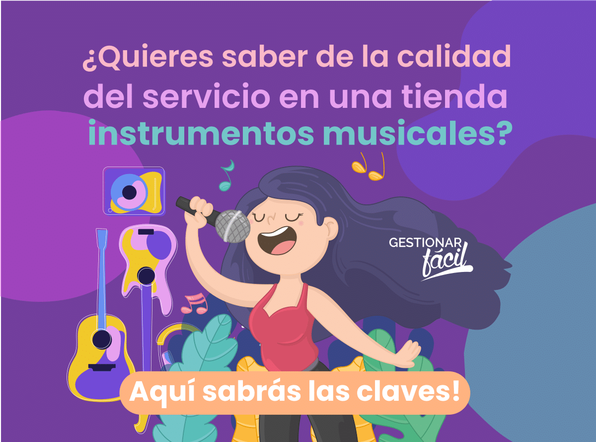 Calidad del servicio en tiendas musicales. Música con K